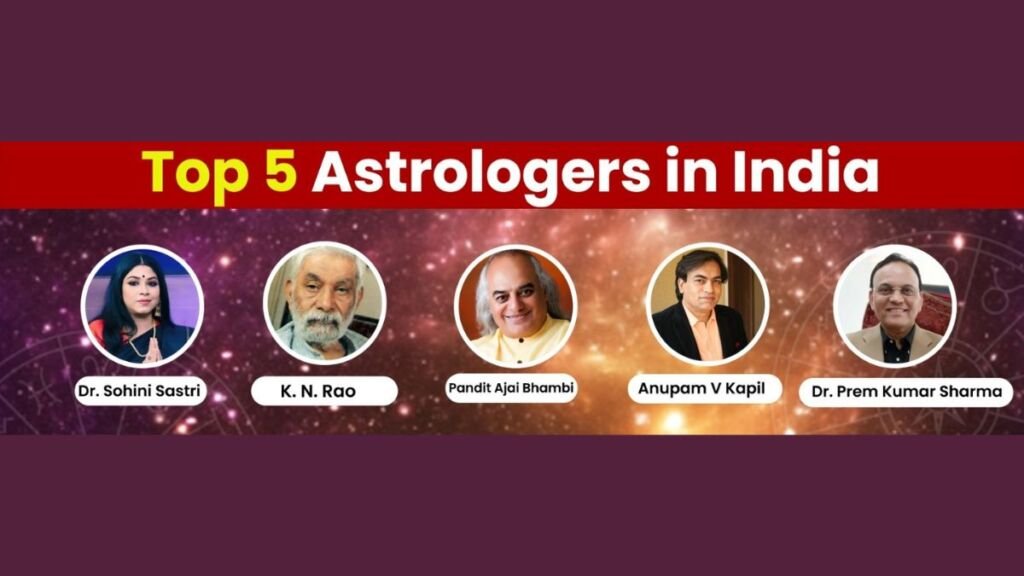 Who are the top 5 astrologers in India?