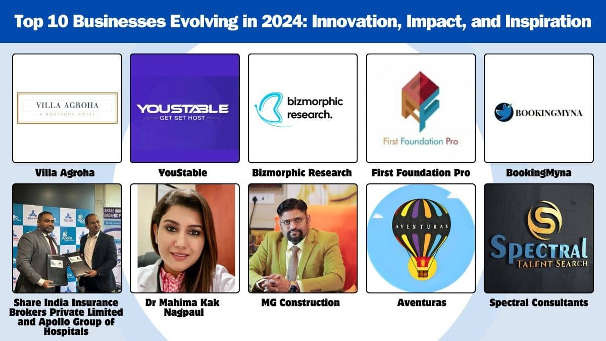 Top 10 Businesses Evolving in 2024, Innovation, Impact, and Inspiration