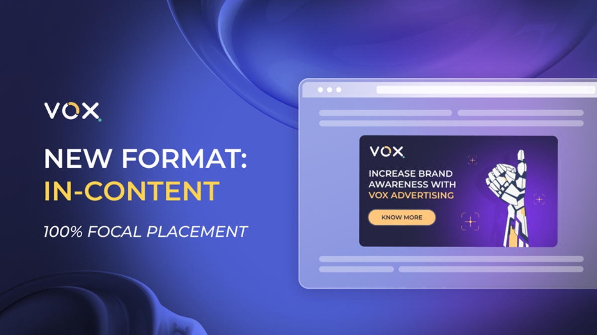 VOX Expands Its Ad Format Portfolio with New In-Content Format