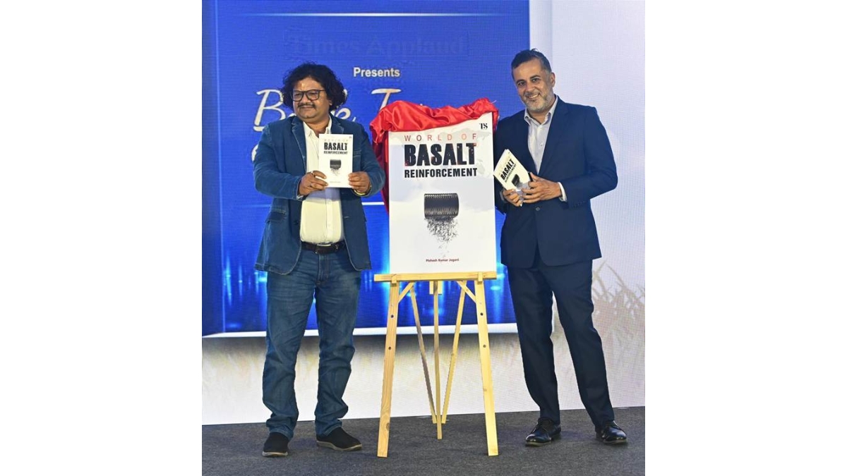 Famous writer Chetan Bhagat Launches World of Basalt Reinforcement by Mahesh Kumar Jogani
