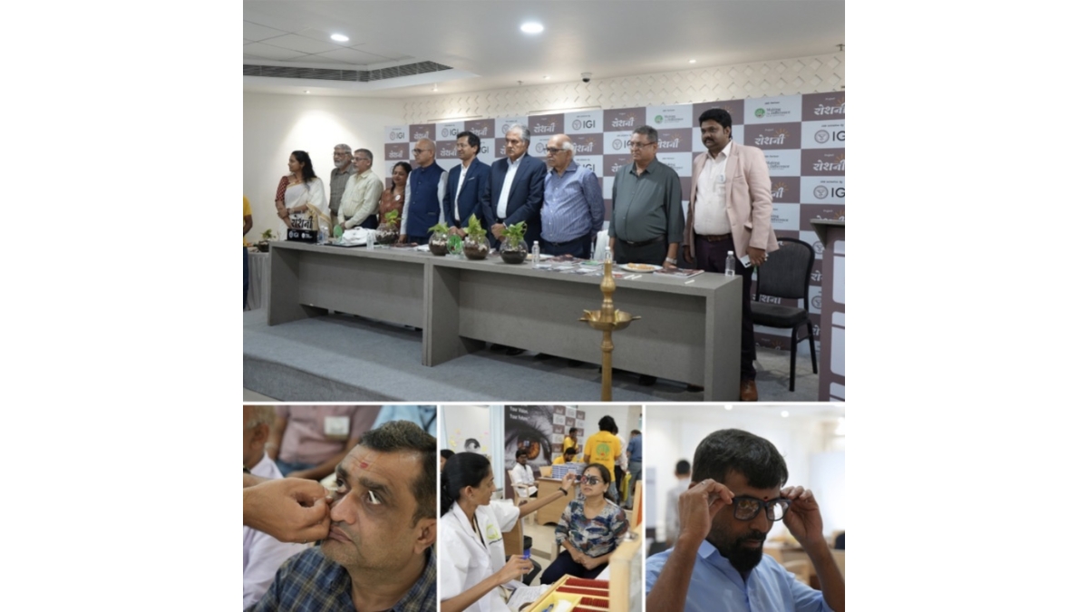 Massive Response to “Project Roshni – Vision for All”: 3,500 Screened, 4,000 Awaiting Eye Check-ups at Bharat Diamond Bourse